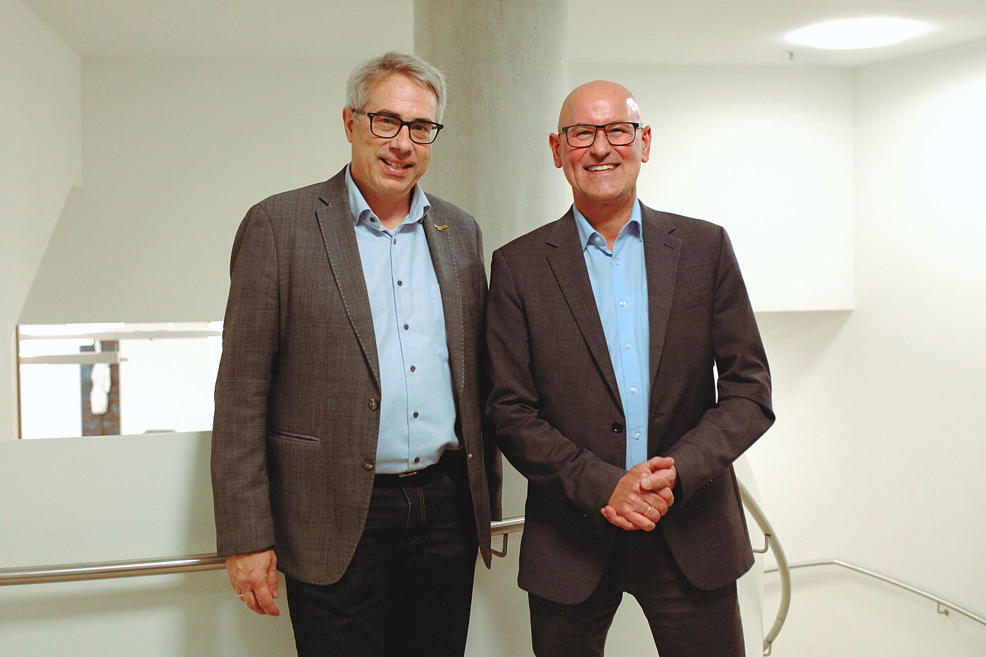 VpA_5 Matthias Zimmermann (ADFC BW) & Ministerialdirektor Berthold Frieß (Verkehrsministerium BW)