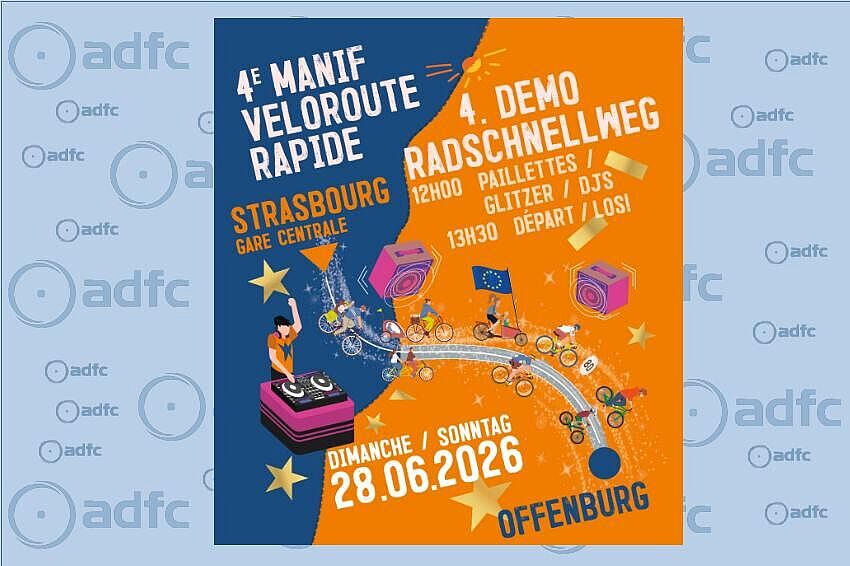 Demo 2026 Logo Radverbindung zwischen Straßburg und Offenburg