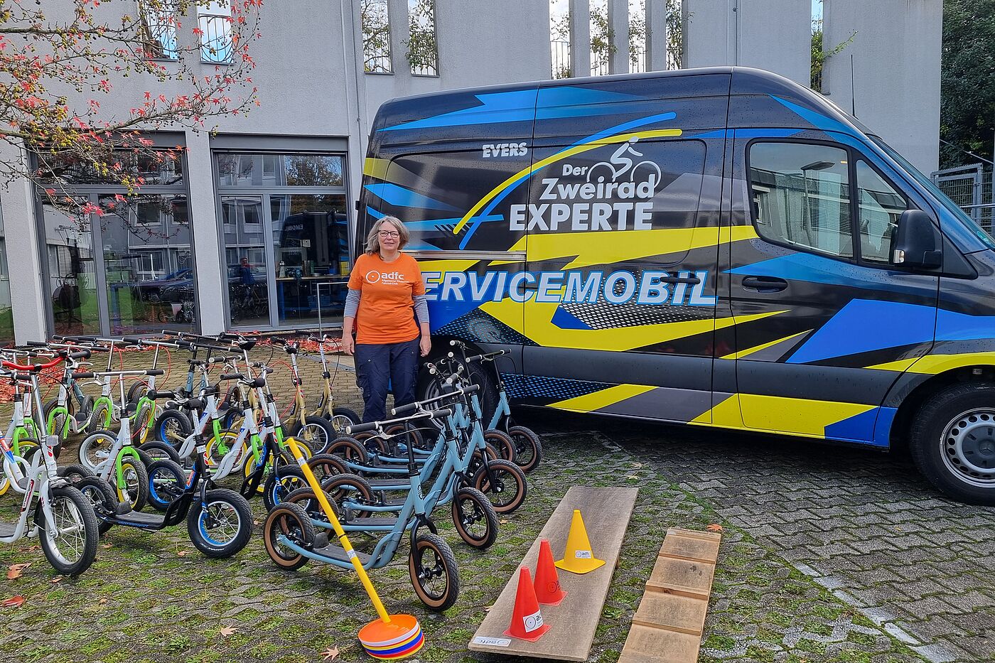 Roller stehen bereit