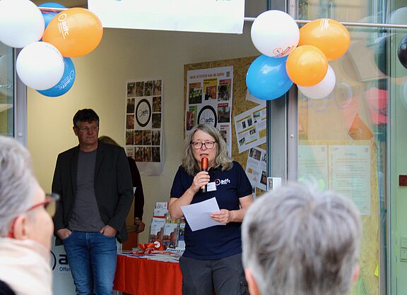 Begrüßung der Gäste